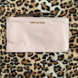 Michael Kors Soft Pink Wristlet Clutch